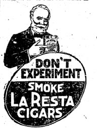 1923 Cigar Ad - Argus